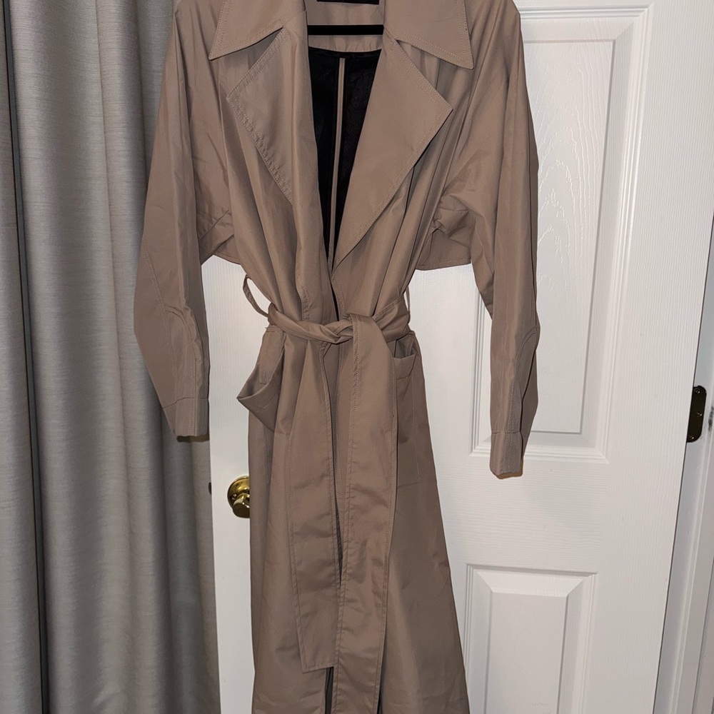 ZARA Stylish Tan Trench Coat